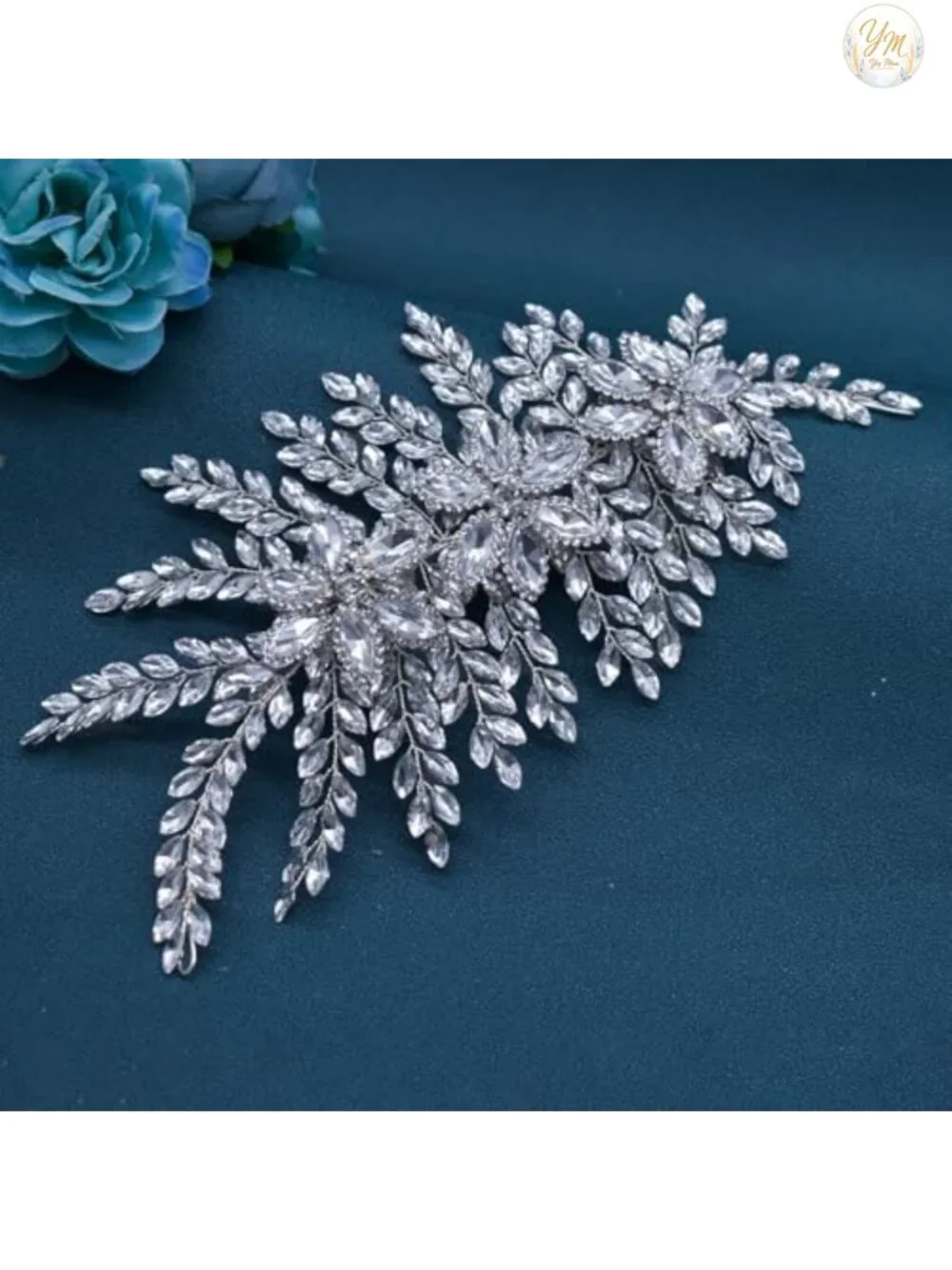 Rhinestone Bridal Headband Hair Accessory for Wedding Formal Occasions